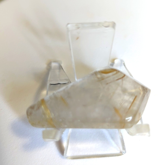 Golden Rutile Quartz Piece Cabochon - Picture 3 of 10